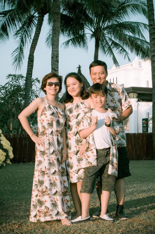 Doanh nhân Lê Nguyên Trang Nhã nghỉ dưỡng cùng gia đình